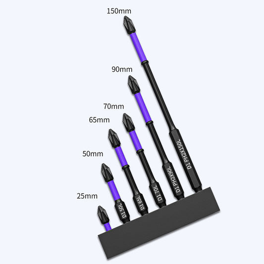 Magnetic PH2 Screwdriver Bits – Anti-Slip, Rustproof, and Ultra-Durable (25–150 mm)